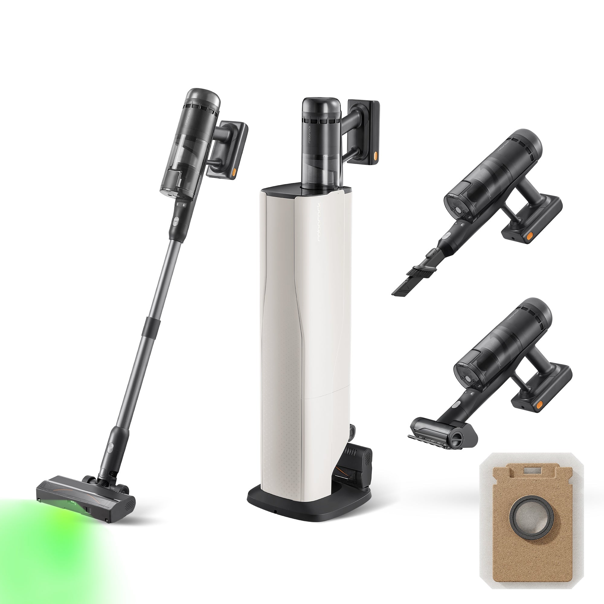 Roborock H60 Hub Ultra Akku-Staubsauger mit Absaugstation