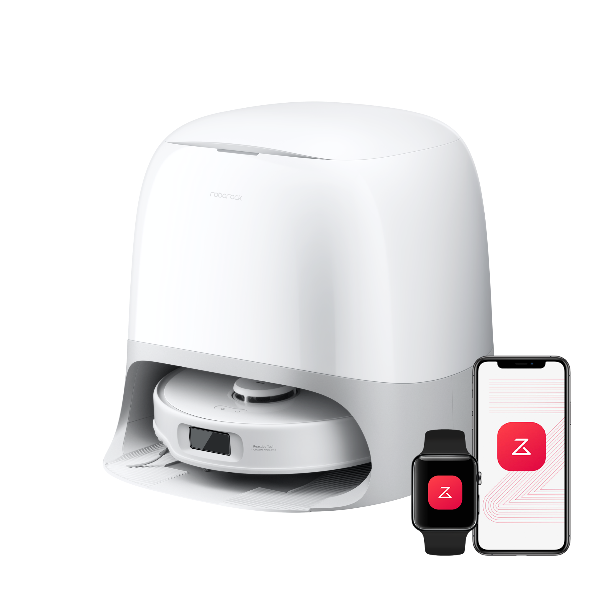 Roborock Qrevo Curv S5X Saugroboter mit DuoDivide® Hauptbürste und Multifunktions-Dockingstation 3.0