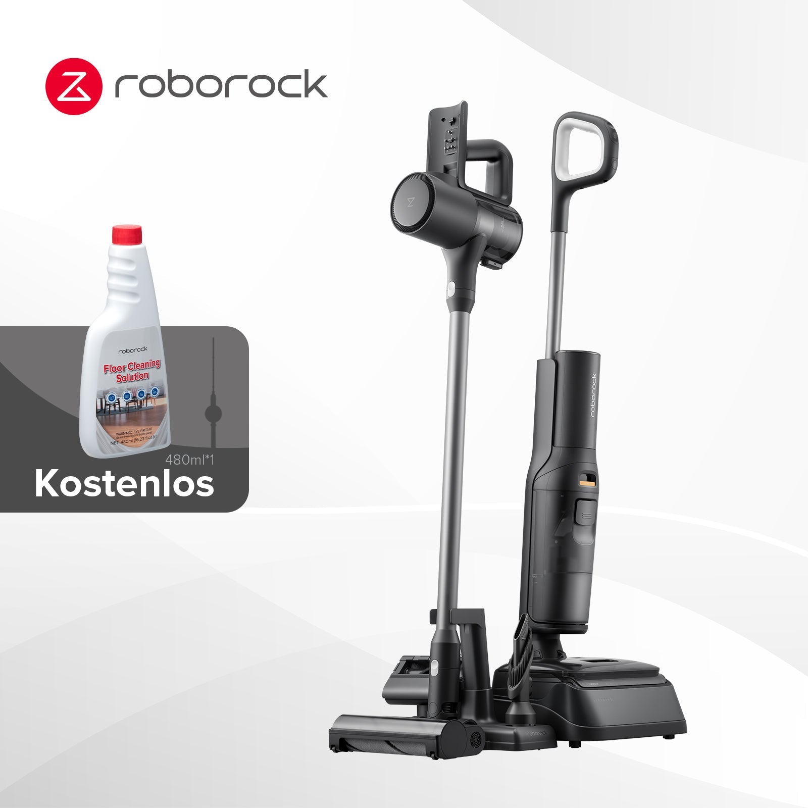 Roborock F25 Combo 5-in-1 Nass- und Trockensauger mit Kostenlose Reinigungslösung