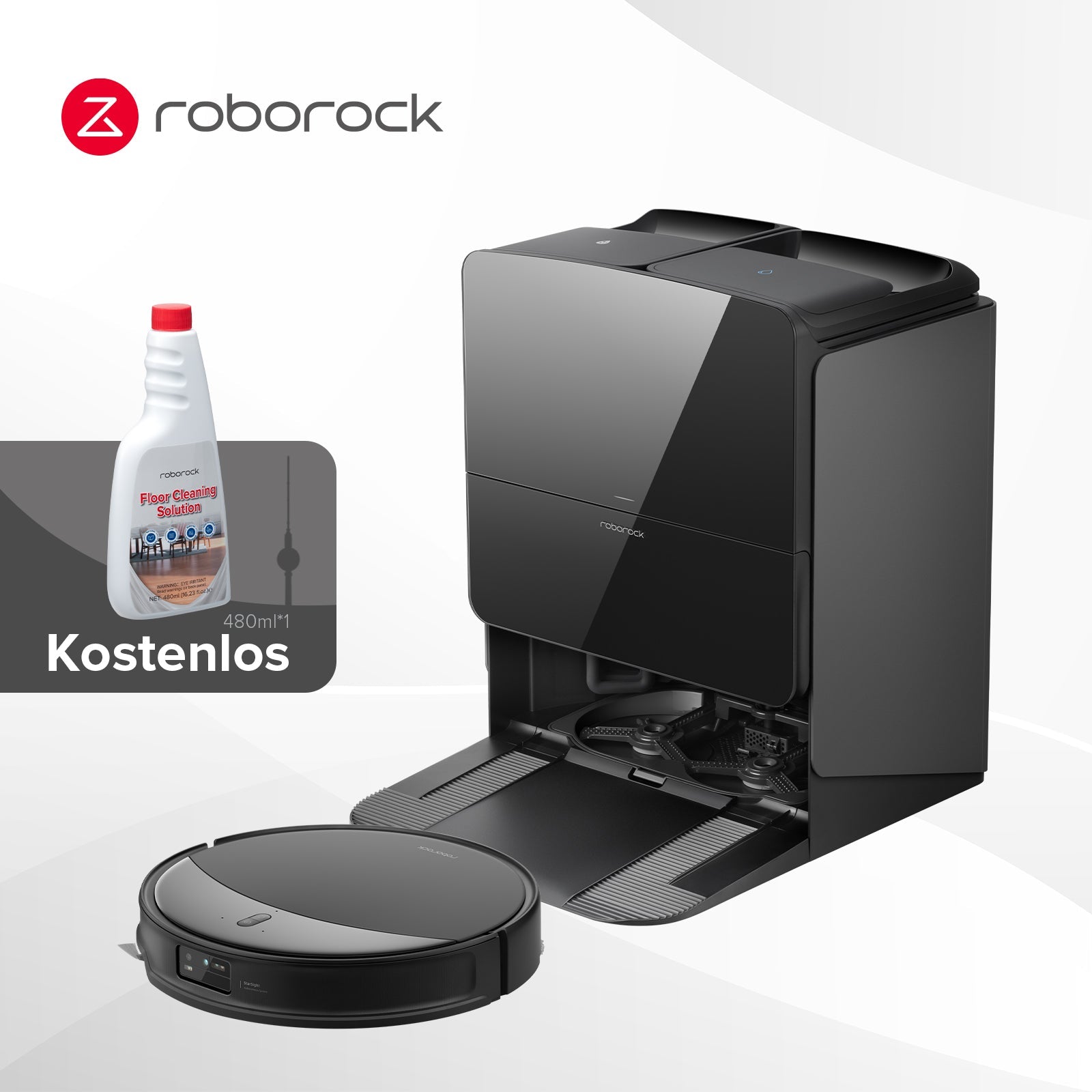 Roborock Saros 10R Saugroboter mit Kostenlose Reinigungslösung
